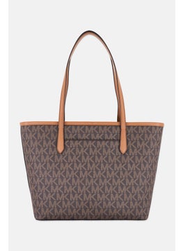 Michael Kors Women Brand Logo Tote Bag 29 H x 40 L x 12 W cm, Brown  - Image 3