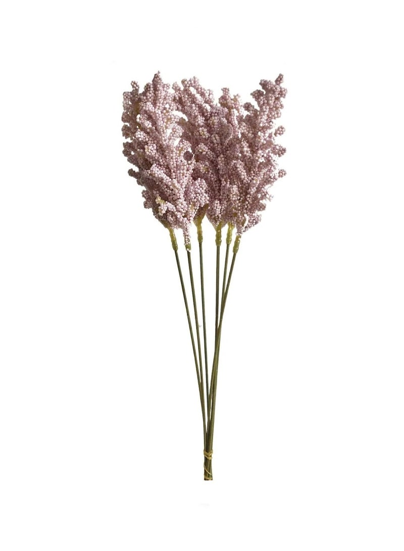 Kutis 6-Branches Artificial Wheat Ear Bouquet For Home Garden Wedding Birthday Party - Image 3