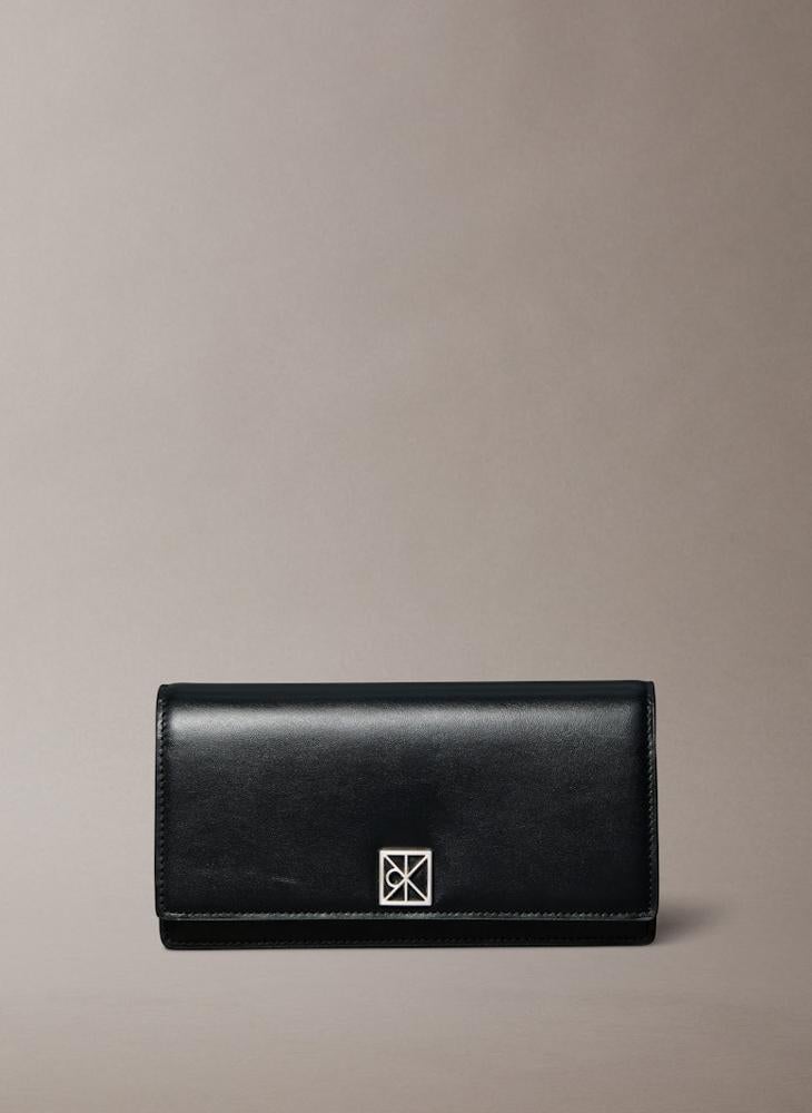 CALVIN KLEIN Emblem Hardware Long Bifold Wallet - Image 1