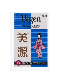 Bigen Powder Hair Dye Dark Brown 6g  - Image 2
