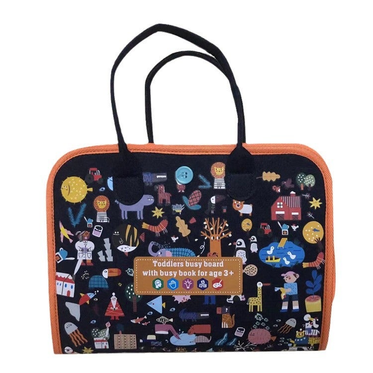 New Finished Felt Learning Board Children'S Educational Early Education Special Folding Toddler Life Busy Board One-Year-Old Toy - Image 3