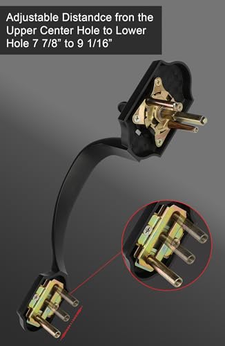 goldenwarm Front Door Lock Set, Oil-Rubbed Bronze Front Door Handle and Deadbolt Set, Exterior Door Lock Set, Front Door Handles and Locks - Image 3