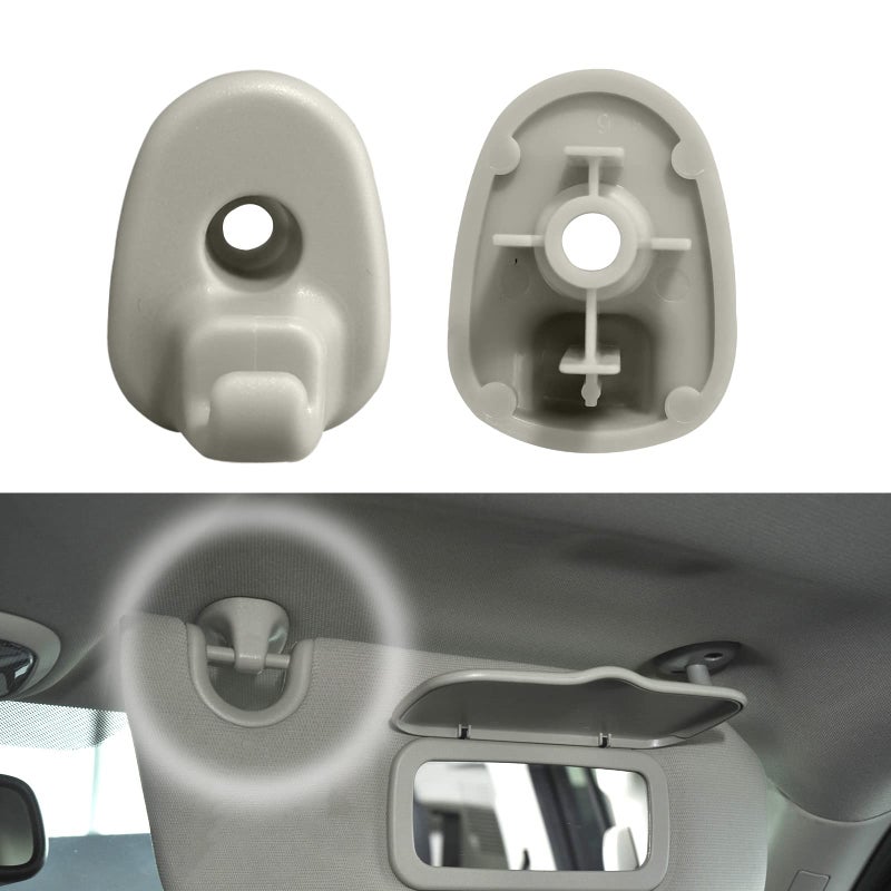 2Pcs Car Sun Visor Clip Compatible With Jeep Liberty 20052012 and Dodge Nitro 20082012 Upgraded Car Interior Sunscreen Holder Hook Automobile Visor Accessories