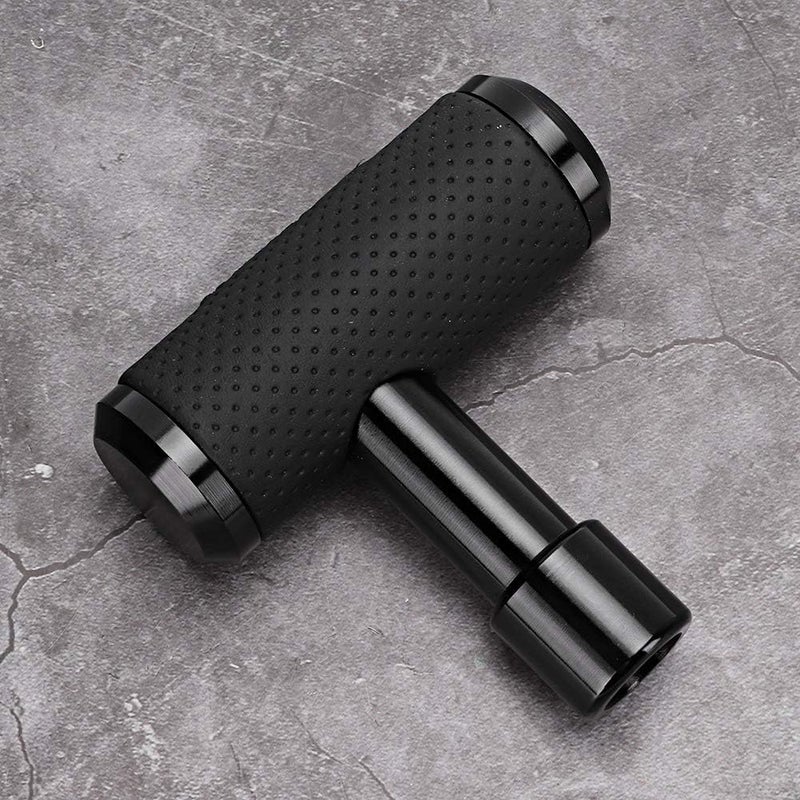 T Shaped Car Shift Gear Knob, Universal Manual and Automatic Gear Shifter, Aluminum Alloy with Leather - Comfortable Grip, Easy Installation, Suitable for All Vehicles (Black) - Image 4