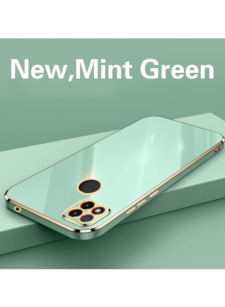 TEAM LUXURY Xiaomi Redmi 9C / 10A 4G Mobile Phone Case Cover, Luxury Plating Soft Back Cover, Raised Full Camera Protection