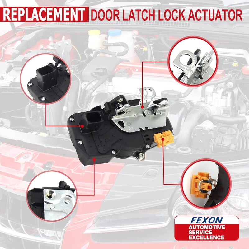 FEXON Door Latch Lock Actuator for Chevy Impala 2006-2011, Front Right Passenger Door Replacement - Image 4