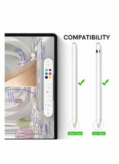 Y&D Replacement Tips for Apple Pencil, 2 Pack Compatible with Pencil 2nd Gen and 1st Gen, No Wear Out Fine Point Precise Control Pen Like Nibs (Clear 1.8mm)  - Image 2