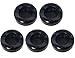 TUORen TUOREN 5 Pieces Saxophone Thumb Rest Black Plastic Left-hand Finger Rest Cover Instruments Accessories (Alto)  - Image 2