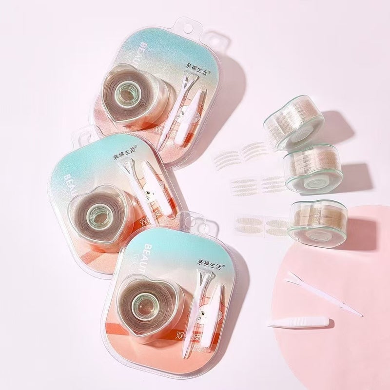 Do You Choose The Brand New Cotton-Like Lifestyle Invisible Double Eyelid Tape That Is Natural And Traceless, Made Of Mesh Lace For Beautiful Eyes, Specifically For Women With Puffy Eyes? - Image 4