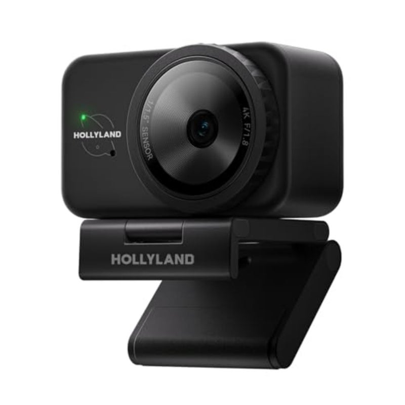 كاميرا ويب Lyra Webcam UHD 4K للكمبيوتر/Mac، مستشعر 1/1.5 بوصة، تأطير تلقائي، PDAF، HDR، التحكم في البث المباشر، مكالمات الفيديو، الألعاب، تعمل مع التكبير، الفرق، Twitch والمزيد، مستشعر 1.5 بوصة، تأطير تلقائي، يعمل مع التكبير، التحكم في البث المباشر، مكالمات الفيديو - Image 1