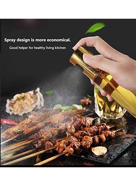 Kmart KHODIYAR Kitchen Cooking Spray Oil Bottle Glass Pot Home BBQ Baking Vinegar Spray Tank Oil Vinegar Dispenser Tool Accessories  - Image 3