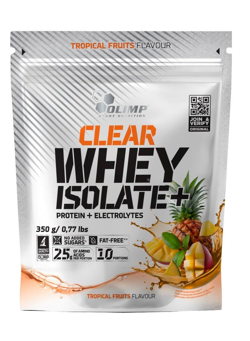 Olimp Clear Whey Isolate+ 350g Tropical Fruits - Image 1