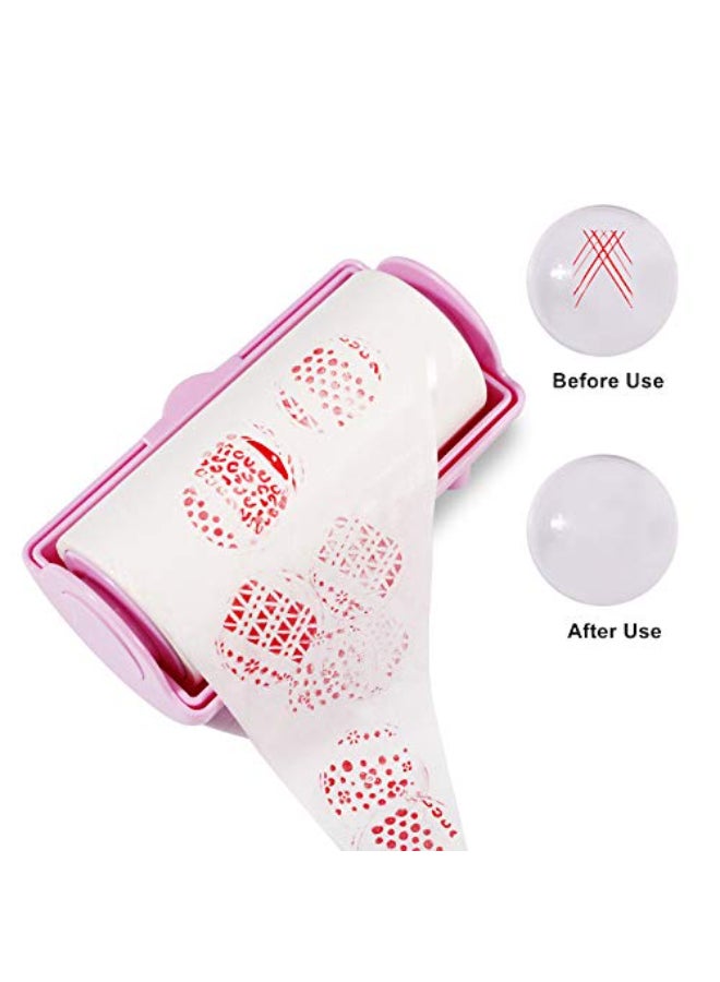 LiBiuty Nail Stamper Cleaner Nail Stamping Gel Remover Paper Pink - Image 4