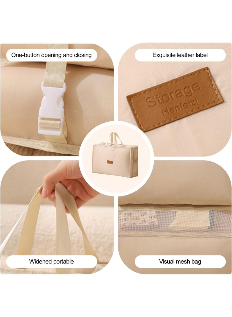 SYOSI Travel Clothes Organizers, Packing Cubes, Clothing Storage Bags, Compression Packing Bags with 5 Zippered Compartments for Luggage, Suitcase, Travel Gear, Wardrobe Organization, Vacation Packing - Image 5