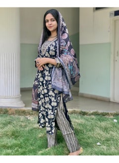 enzo plus Stitched Churidar suite 3pc  - Image 2