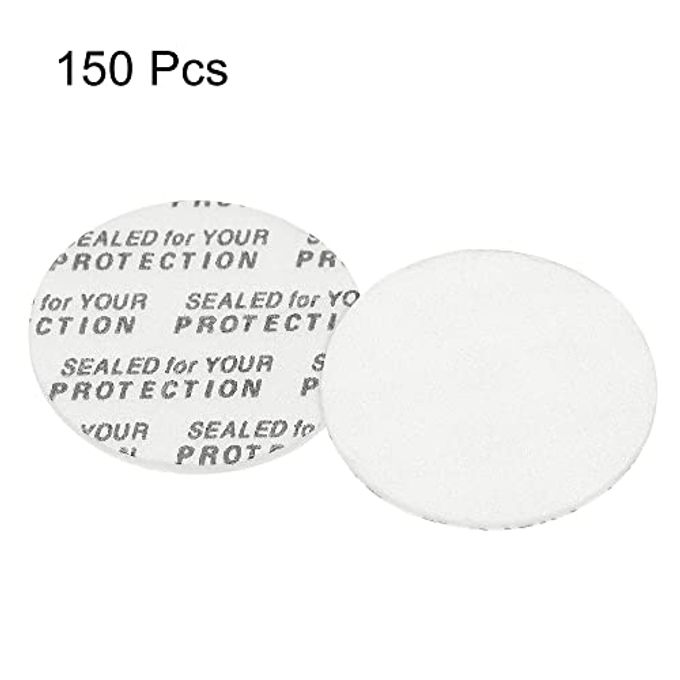 PATIKIL 25mm/0.98" Foam Lid Liner, 150 Pack PS Foam Resistant Tamper Pressure Sensitive Seal for Bottle Cap Liners Seals - Image 3