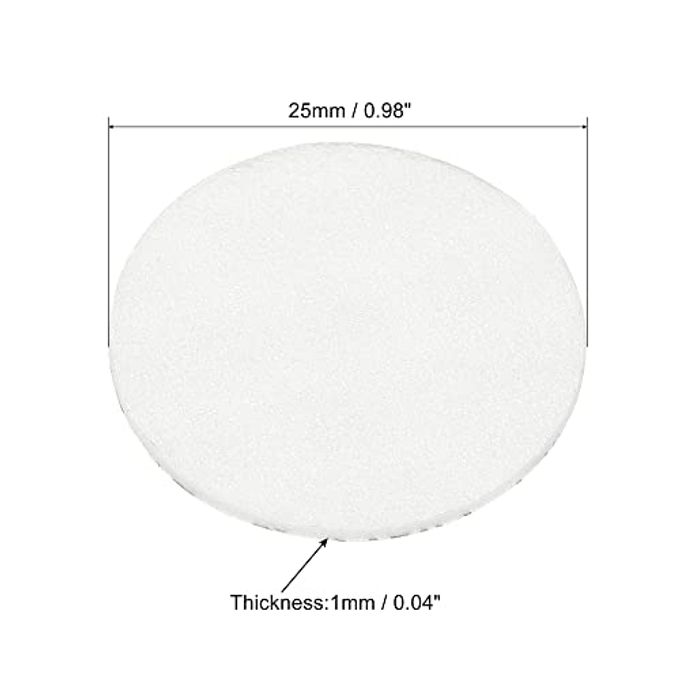 PATIKIL 25mm/0.98" Foam Lid Liner, 150 Pack PS Foam Resistant Tamper Pressure Sensitive Seal for Bottle Cap Liners Seals - Image 5