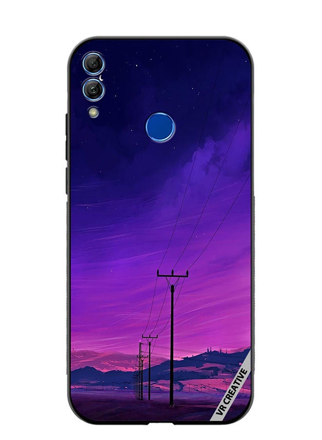 Protective Case Cover For Honor 10 Lite Nature Design Multicolour