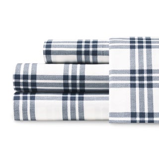 Eddie Bauer  Full Sheets Cotton Percale Bedding Set Crisp  Cool Home Decor Dorm Room Essentials Navy Plaid Full - pzsku/ZF20568F3334A6C9F213AZ/45/1749489326/386f42a4-aaed-433d-870c-fb9f72b62985