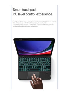 General Backlit Keyboard Case for Xiaomi Poco Pad 12.1 Inch (2024) with Stylus and Mouse Multi-Gesture Touchpad Magnetic Detachable Keyboard  - Image 2