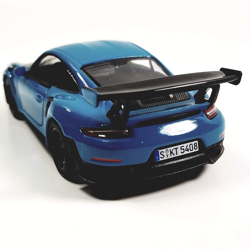 Kinsmart كينسمارت 2010 بورش 911 GT2 RS أزرق مائي 1/36 نموذج معدني مصغر للسيارات الرياضية - Image 5