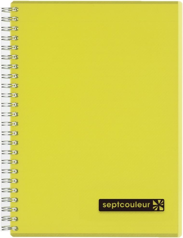 Maruman SeptColNotebk A5 80sht Yellow - Image 1