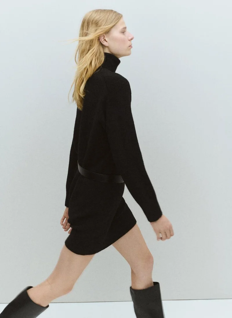 MANGO  Knitted turtleneck dress for Women | Best Price UAE