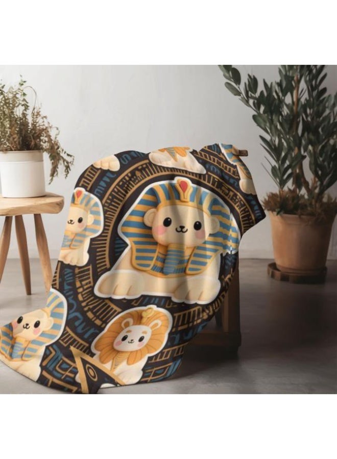 general Baby and children's cartoon flannel thin blanket (warm and comfortable, suitable for sleep, game use) 70cm*100cm - Image 3