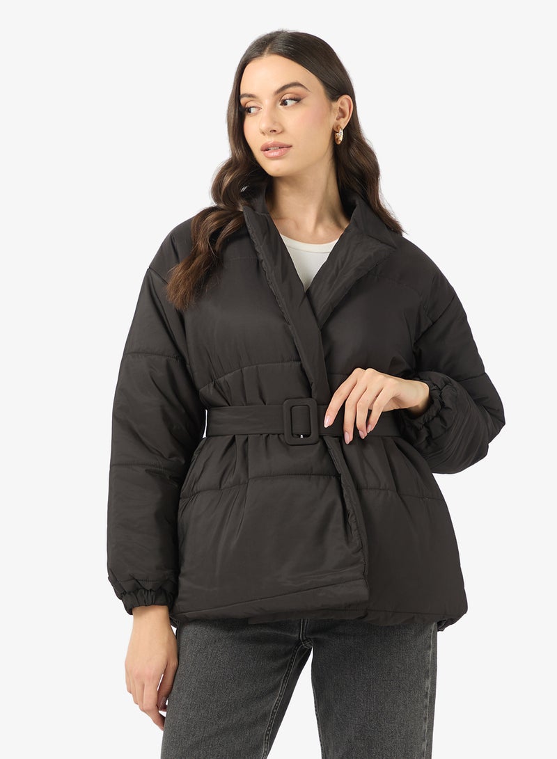 ايلا جاكيت مبطن قصير - Image 1