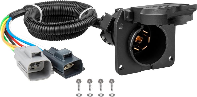 Oyviny 7 Way RV Blade Trailer Wiring Harness for 2020-2022 Ford F-250, F-350, F-450 - Image 1