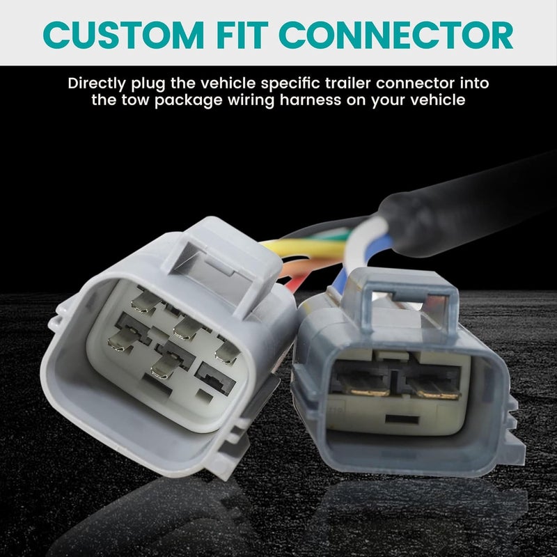 Oyviny 7 Way RV Blade Trailer Wiring Harness for 2020-2022 Ford F-250, F-350, F-450 - Image 2