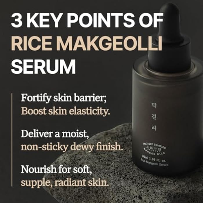 House of Dohwa Rice Makgeolli Serum | Holiday Skincare Essential Made with Domestically Sourced Korean Rice | 30 ml (1.01 Fl Oz) | Korean Skin Care - Image 2