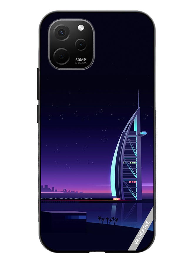 VR CREATIVE Protective Case Cover For Huawei Nova Y61 Burj Al Arab Design Multicolour - Image 1