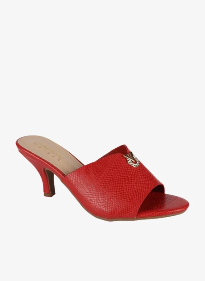 Michelle Morgan Michelle Morgan Ladies Kitten Heel 213RC001 Red