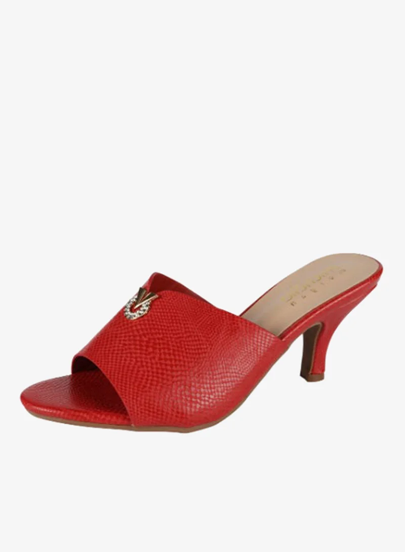Michelle Morgan Red Michelle Morgan Ladies Kitten Heel 213RC001 Red for Women | Best Price UAE