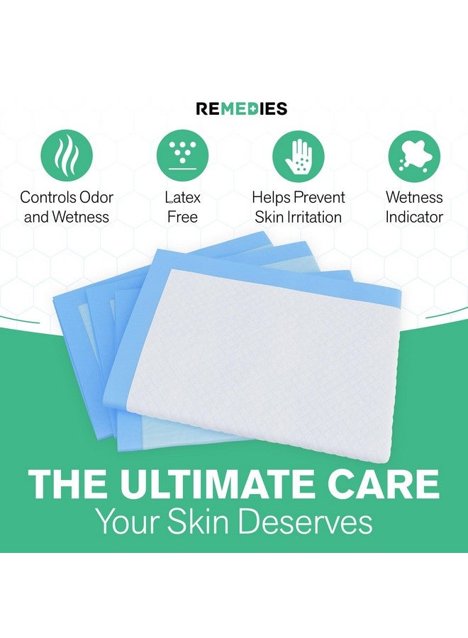 REMEDIES Remedies - Bed Pads Disposable Adults, Seniors, Kids & Puppy Pads - 23" x 36" - Large Disposable Underpads - 50 Count, Incontinence Underpads for Beds & Furniture, Dog Pee Pads, Dogs Chucks Pads - Image 5