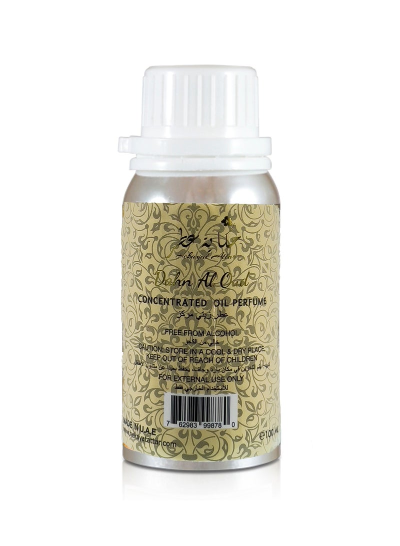 Hekayat Attar Dahn Al Oud 100 ml Concentrated Perfume Oil  - Image 2