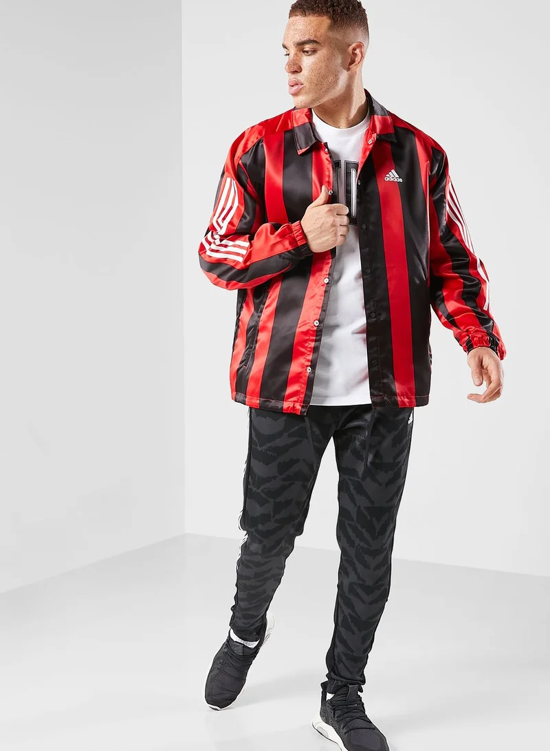 adidas جاكيت مخطط