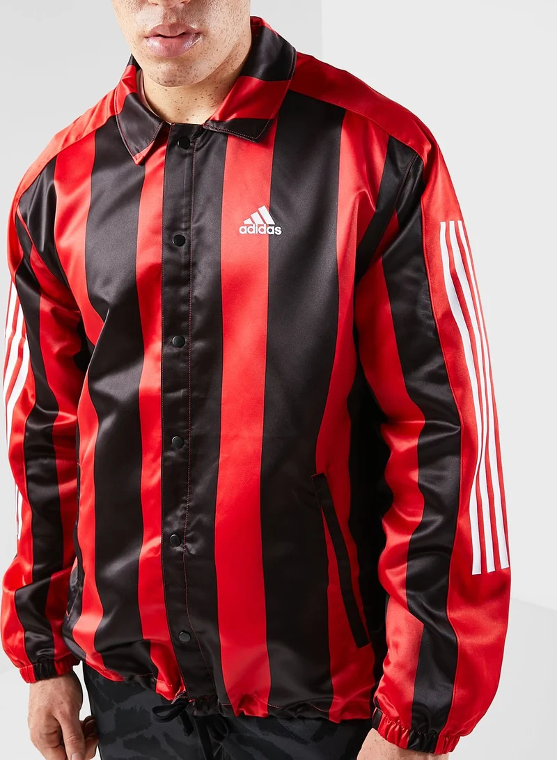 adidas جاكيت مخطط
