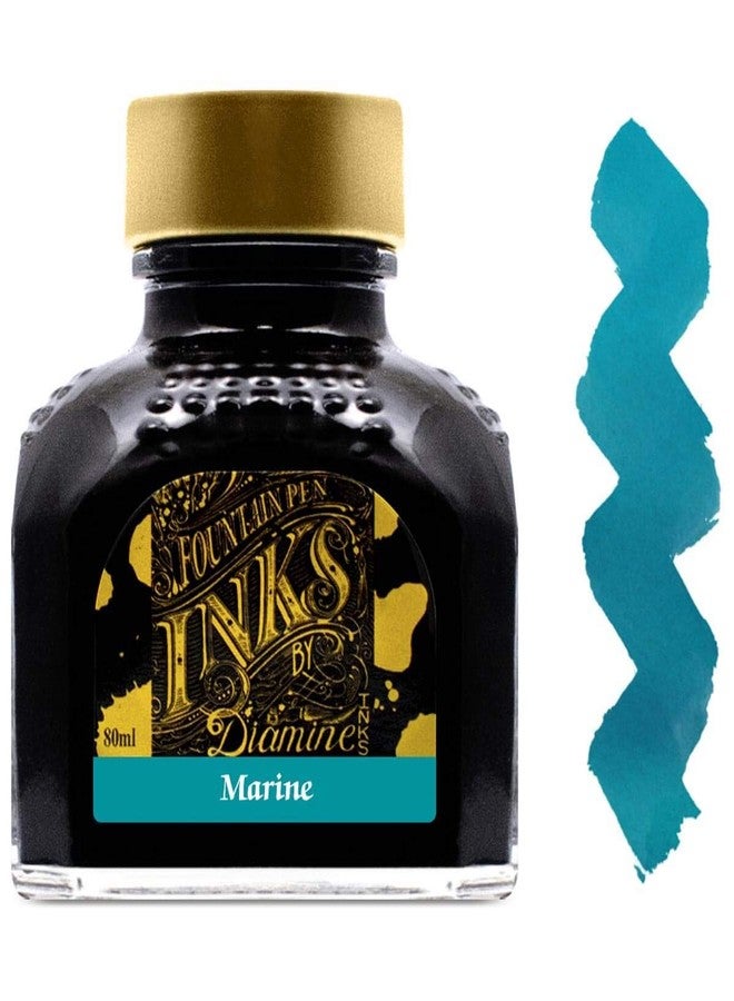 Diamine Refills Marine Bottled Ink 80mL - DM-7066