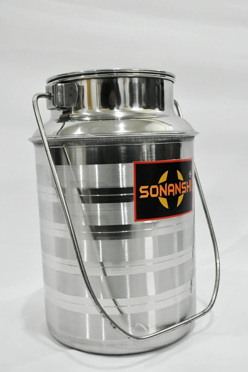 Sonanshi Sonanshi Stainless Steel Milk Container/Barni/Dolchi with LID (2 Litre)  - Image 3