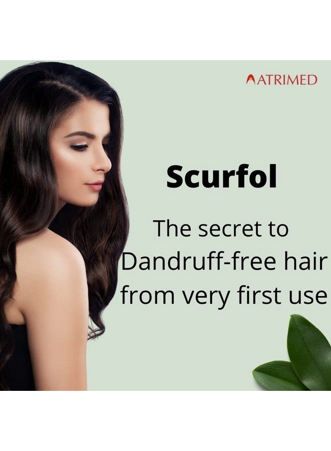 ATRIMED Denz & Darc Hair Oil And Scurfol Antidandruff Shampoo Pack Of 2 (200 Ml) - Image 2