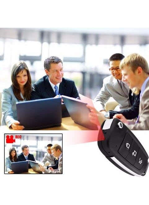 TECHNOVIEW TECHNOVIEW Wired Keychain Camera Full HD 1080p Audio Video Recording Includes Free 32GB SD Card Indoor Outdoor Security Camera Black  - Image 5