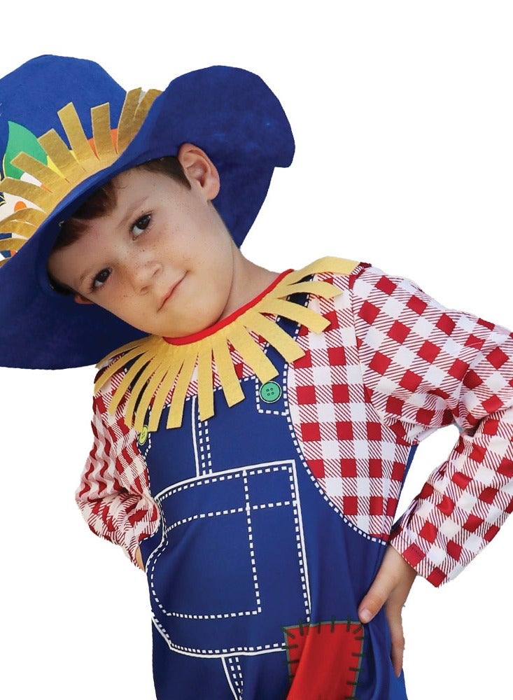 MAD TOYS Scarecrow Boy Book Week and World Book Day, Roleplay Theme Party Child Costumes, Boys Costume Set Ages from 3 to 10 Years - Image 3