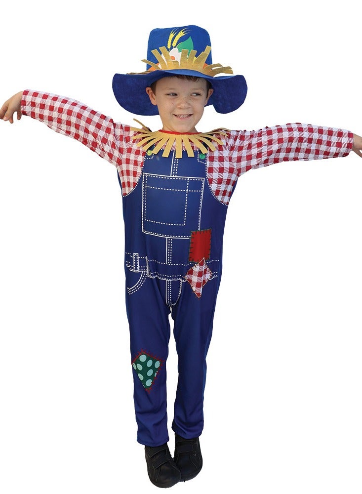 MAD TOYS Scarecrow Boy Book Week and World Book Day, Roleplay Theme Party Child Costumes, Boys Costume Set Ages from 3 to 10 Years - Image 4