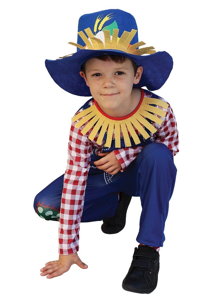 MAD TOYS Scarecrow Boy Book Week and World Book Day, Roleplay Theme Party Child Costumes, Boys Costume Set Ages from 3 to 10 Years - Image 5