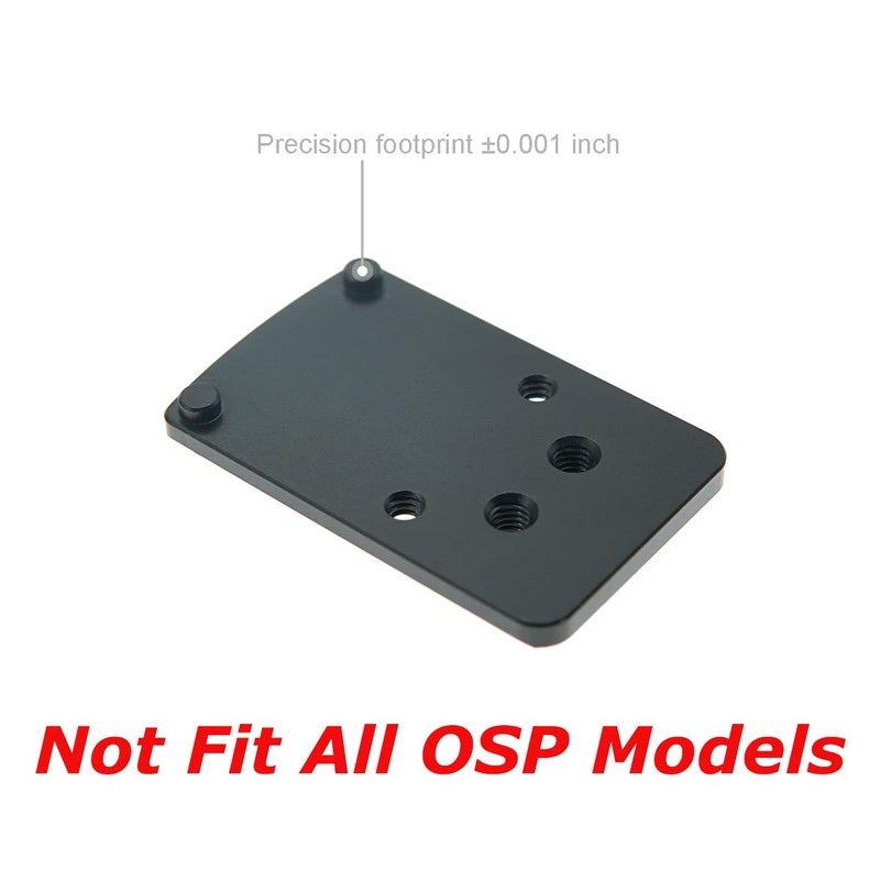 DPP Titanium Red Dot Mount/Plate/Adapter Compatible with Springfield XD Trijicon RMR/SRO&Holosun 407C/507C/508T - Image 2