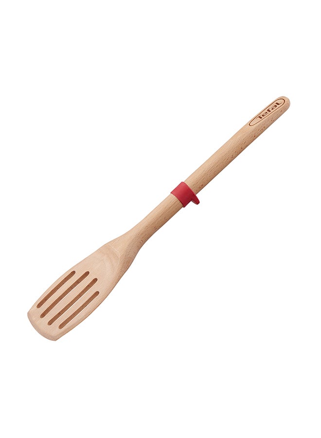 Tefal Ingenio Wood Corner Spatula Brown - Image 1