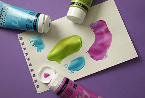 Pebeo Studio Acrylics High Viscosity, Fine Acrylic, 250 ml - Iridescent Violet Blue (169356) - Image 4