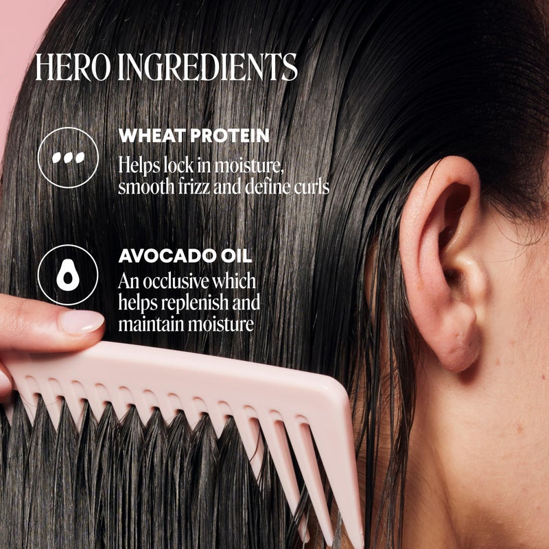 MONDAY Haircare SMOOTH Shampoo + Conditioner with Wheat Protein & Avocado Oil for Frizz-Prone Hair 90 mL (Dual Set) - Image 3